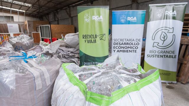 “Reciclá y viajá”: comenzó el pesaje de los envases PET