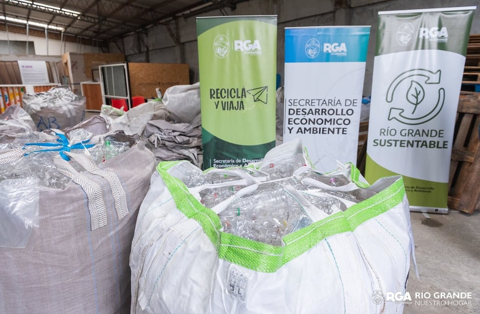 “Reciclá y viajá”: comenzó el pesaje de los envases PET