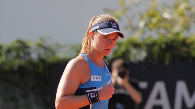 "Nachu" volvió al ruedo después de disputar la Copa Billie Jean King en Córdoba con el equipo argentino. (Prensa AAT)