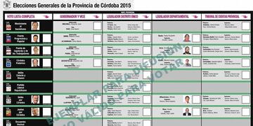 Boleta única.