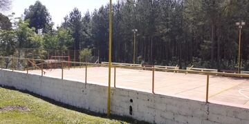 Colonia Victoria: realizan obras en el playón municipal.