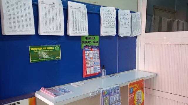 En las agencias oficiales se imprimen los resultados de ediciones anteriores.