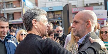 Jorge Macri y Horacio Rodríguez Larreta (Foto: Prensa Jorge Macri)