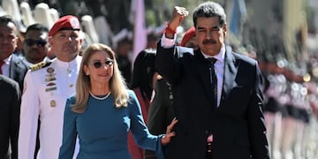 Cilia Flores, "primera combatiente" de Venezuela. Detenida junto a su esposo, Nicolás Maduro, bajo la acusación de narcotráfico.