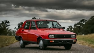 El Renault 12 que se mantiene intacto en la fábrica de Renault.