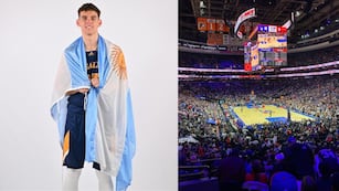 El cordobés de 21 años que está muy cerca de cumplir el sueño de jugar en la NBA.