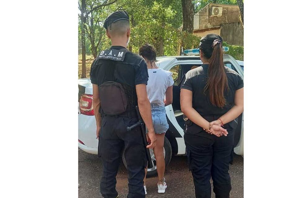 Terminó detenida tras ejercer violencia contra su madre