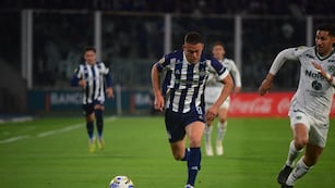 Federico Girotti fue uno de los que más buscó en Talleres ante Sarmiento.