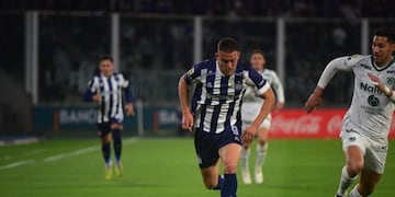 Federico Girotti fue uno de los que más buscó en Talleres ante Sarmiento.