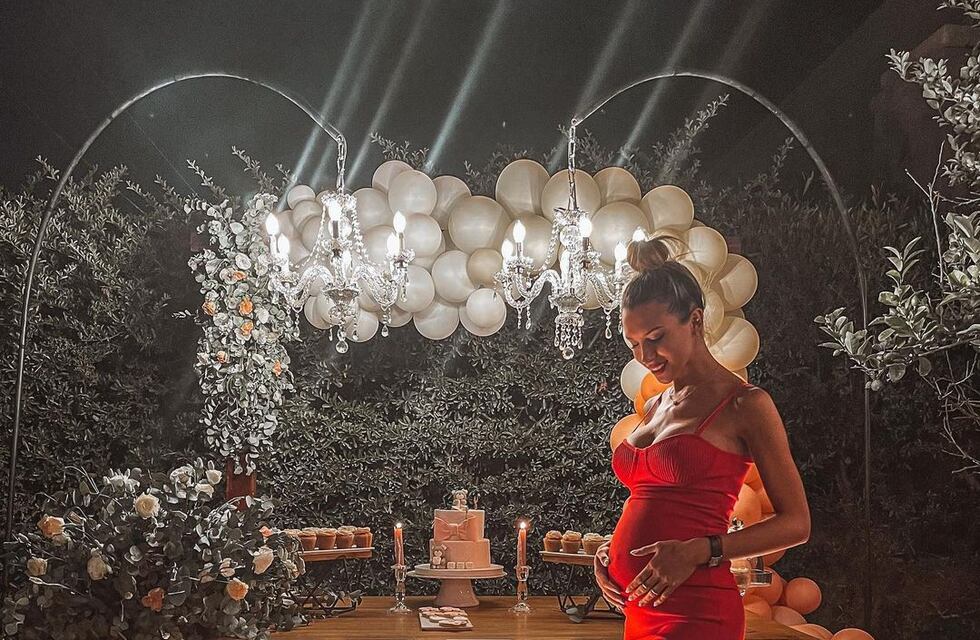Nina, la hija de Lautaro Martínez y Agustina Gandolfo, tuvo su baby shower en Mendoza