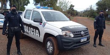 Nuevos móviles policiales fueron entregados a la Unidad Regional XIV en San Pedro.