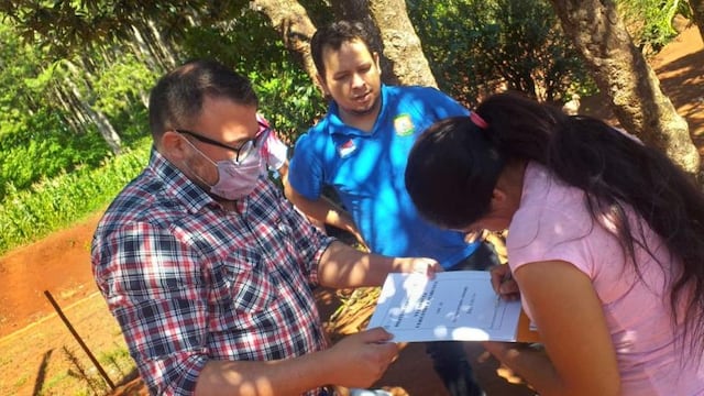 Regularización dominial en Colonia Victoria.