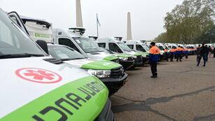 Entrega de ambulancias en ER
