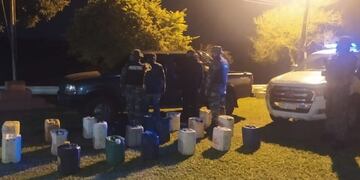 Secuestran contrabando de combustible en Corpus.