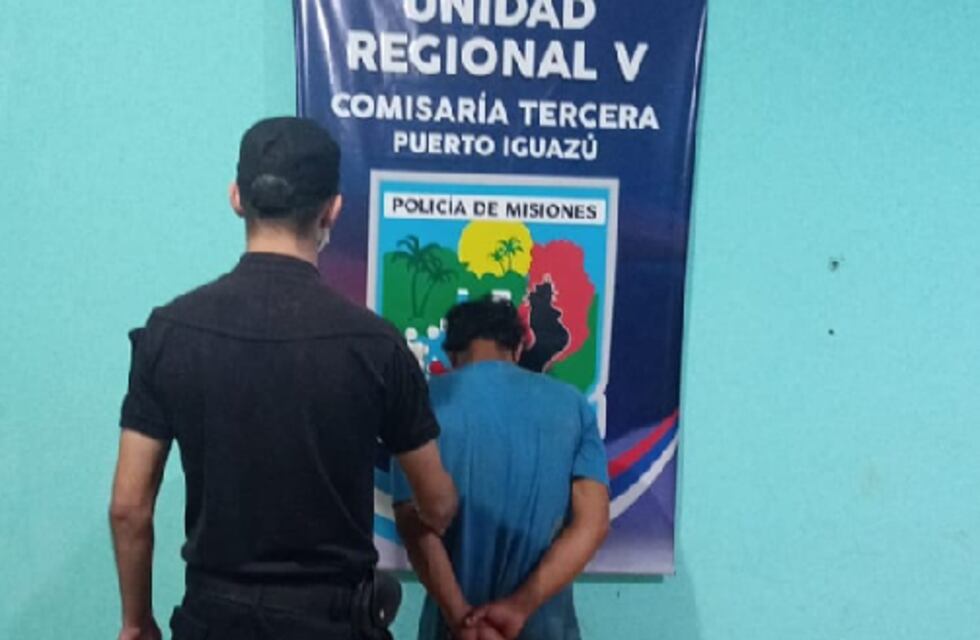 Fue sorprendido con elementos robados y terminó detenido