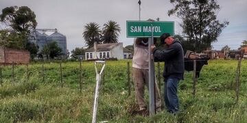 Nueva cartelería en los caminos de acceso a San Mayol