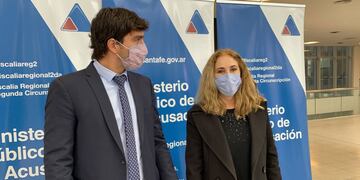 Los fiscales Alejandro Ferlazzo y Viviana O'Connell repasaron la evidencia recogida dentro de la causa.