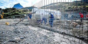 Ushuaia: siguen los trabajos en la planta municipal productora de asfalto