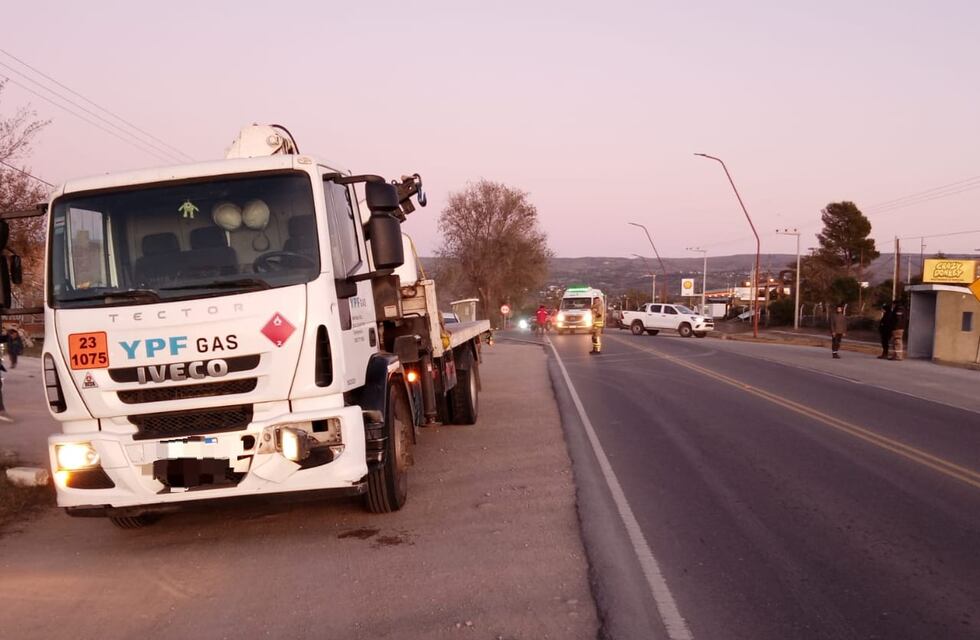 Trágico accidente en Tanti: un niño internado tras ser atropellado por un camión en la Ruta 28