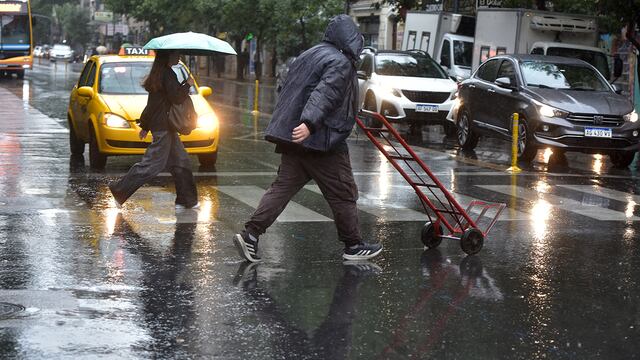 Intensa lluvia sobre Córdoba.