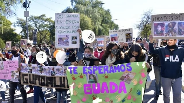 Este jueves realizarán una marcha para pedir por la aparición de Guadalupe sana y salva.