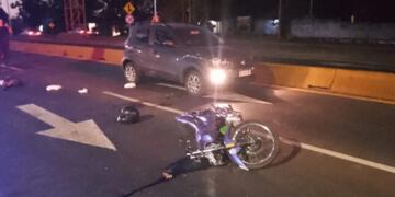 Un motociclista herido tras accidente vial en Posadas.