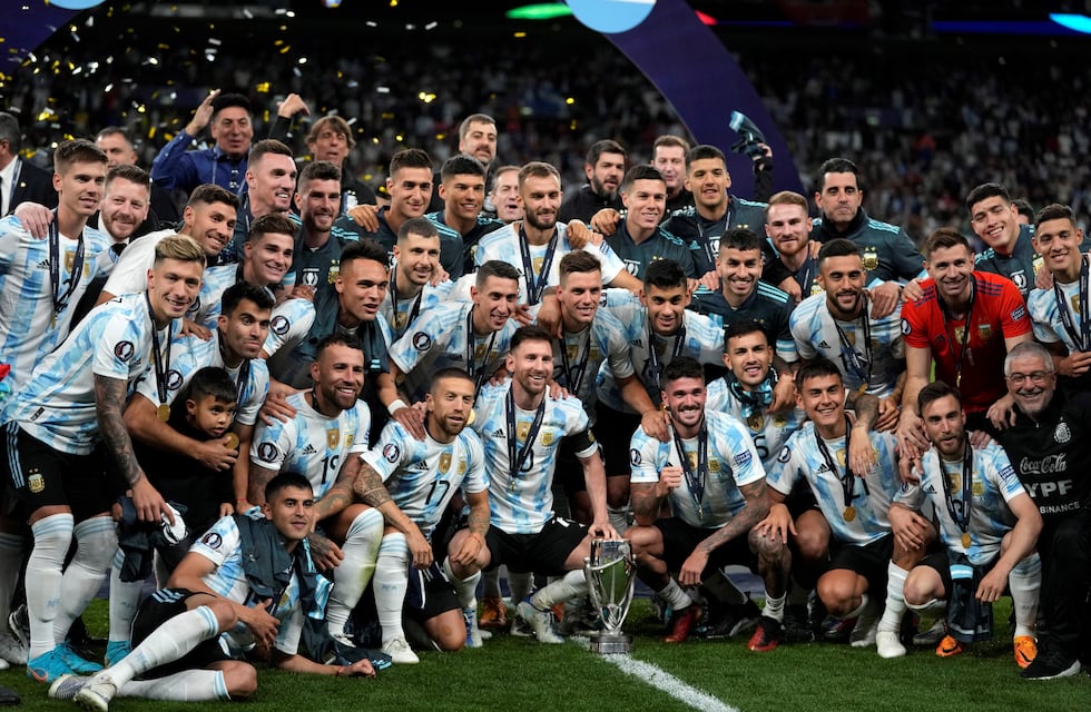 Los festejos de Argentina campeón en el vestuario: así celebran los jugadores tras ganar La Finalissima