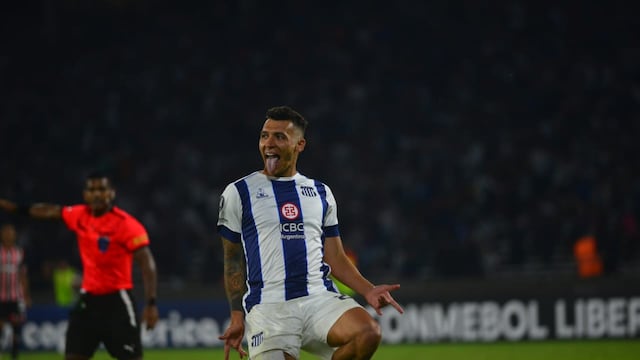 Ruben Botta y otro golazo de Talleres ante el San Pablo (Nicolás Bravo / La Voz).