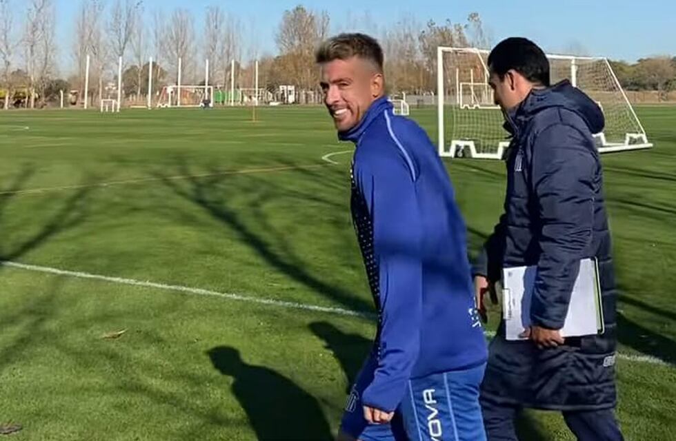 Julio Buffarini ya calienta motores en Talleres