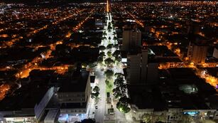 Bv. Lehmann ya cuenta con iluminación LED