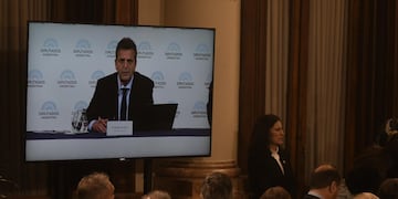 Sergio Massa al presentar el Presupuesto 2023 en Diputados