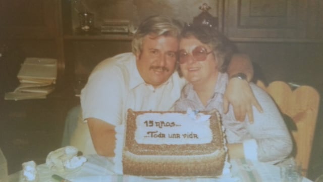 José Antonio Martínez y su esposa Blanca Borelli