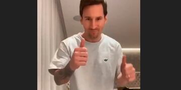 Messi fue uno de los grandes protagonistas con los virales de la cuarentena, y el "10 toques challenge".