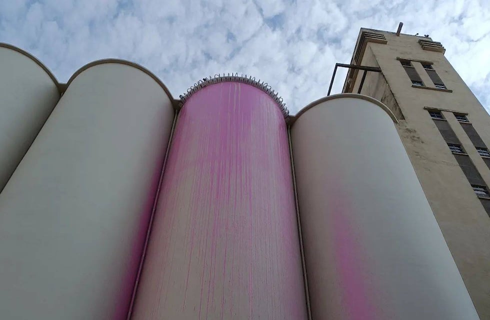 Papelón rosa: la Municipalidad volverá a pintar los silos Davis de Rosario