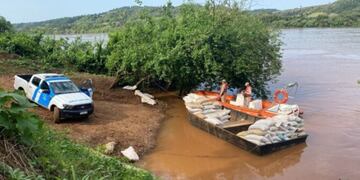 Desarticulan contrabando de soja en la localidad de El Soberbio.
