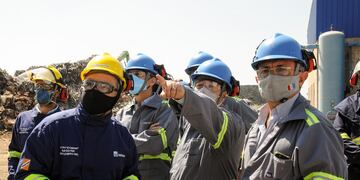 El Ministro de Producción de la provincia de Santa Fe, Daniel Costamagna, visitó la acería brasilera (Gerdau)