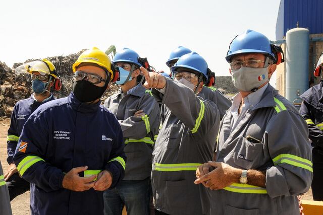 El Ministro de Producción de la provincia de Santa Fe, Daniel Costamagna, visitó la acería brasilera (Gerdau)