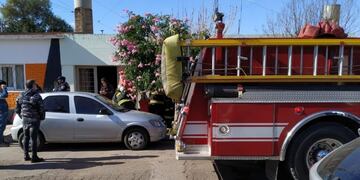La vivienda de la mujer, ubicada en calle General Roca. (Foto: FM Sol)
