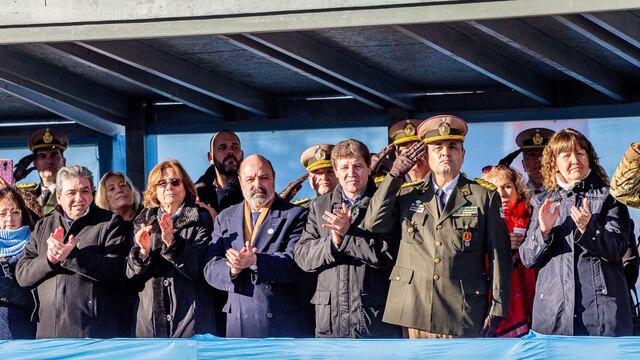 Melella participó del acto oficial por el 84° Aniversario de Gendarmería Nacional