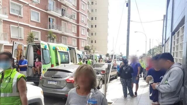 Incendio en Mar del Plata.