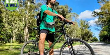 Diego Colombo unió su pasión por viajar y su lucha contra la crisis climática.