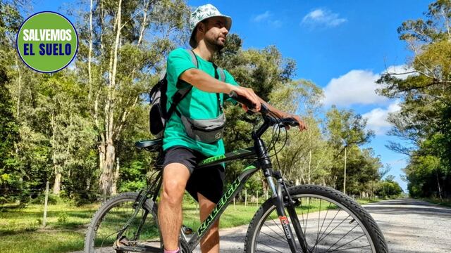 Diego Colombo unió su pasión por viajar y su lucha contra la crisis climática.