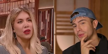 Cada vez más unidos: la complicidad de Wanda Nara y Rusherking que genera rumores de romance.