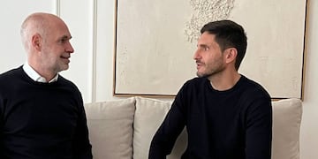 El ex ministro de Seguridad visitó al referente del PRO en Buenos Aires.