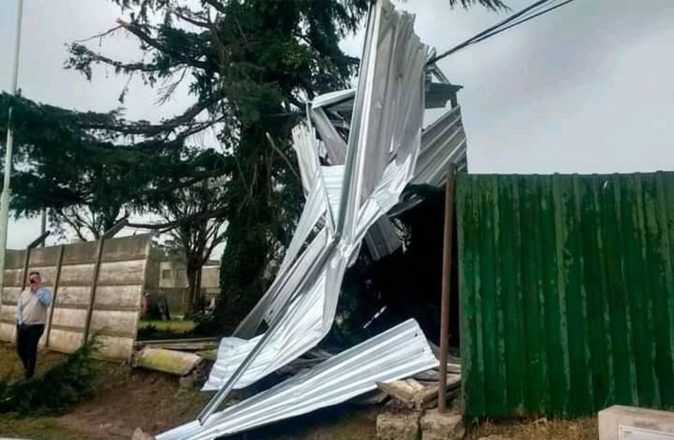 Temporal en Tandil: así fueron los destrozos que ocasionó el viento en la ciudad