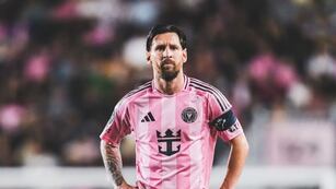 El video viral de Lionel Messi pisando la camiseta del Barcelona (Foto: Prensa Inter Miami)