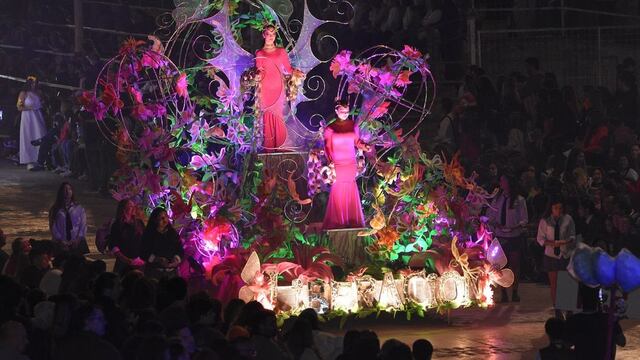 65° Fiesta Nacional Desfile Carrozas Estudiantiles Gualeguaychú. Foto: Instagram Fotografia Gualeguaychú