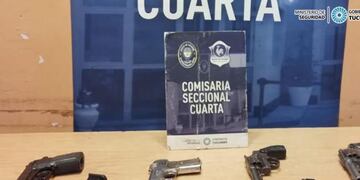 Las armas secuestradas habían sido utilizadas en distintos ilícitos.