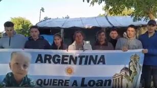 La familia de Loan Peña
