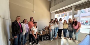 Gonzales Chaves: el Municipio entregó insumos de limpieza a instituciones educativas